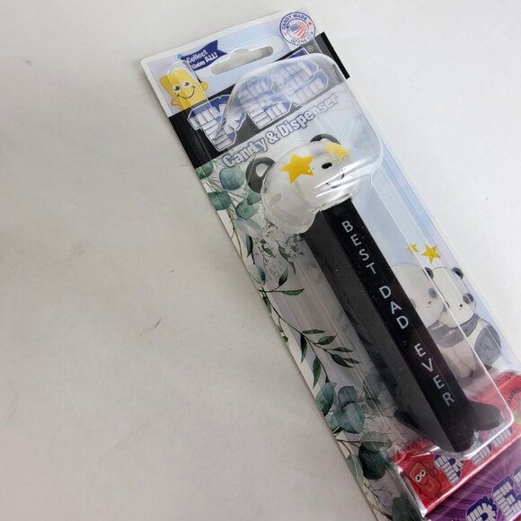 PEZ Crystal Panda Bear - Best Dad Ever - 2024 PEZ.com Exclusive - NEW - Picture 2 of 4